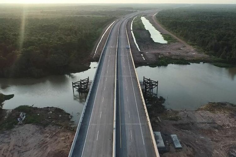 Tol Terbanggi Besar-Pematang Panggang- Kayu Agung, jalan tol terpanjang di Indonesia hingga tahun 2021