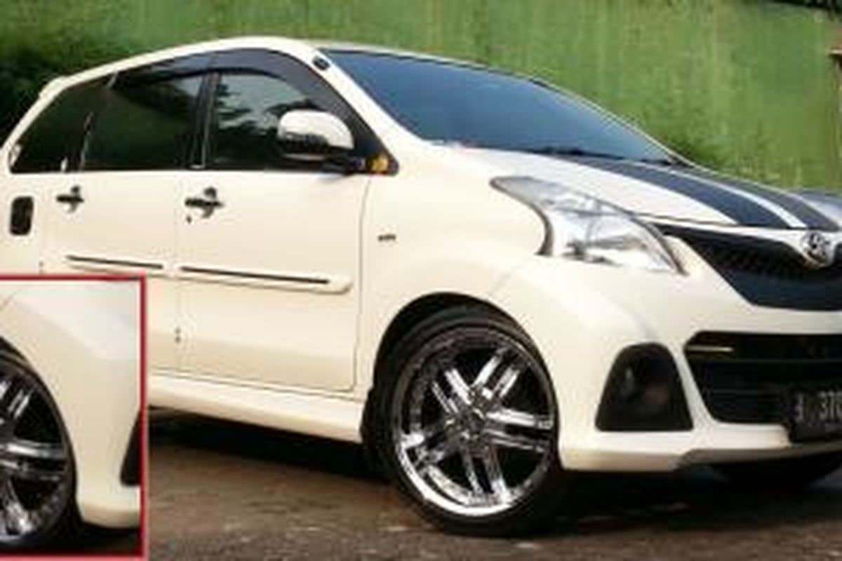 Toyota Avanza Veloz dengan pelek ring 18