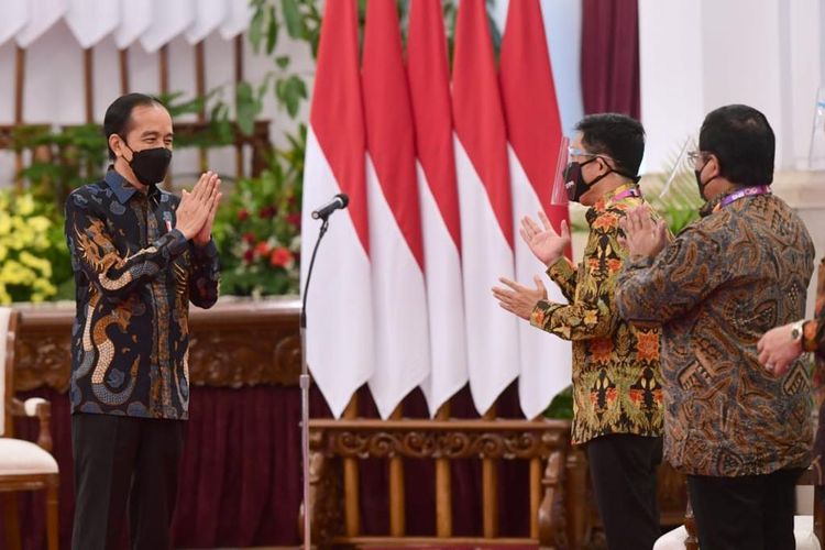 Jokowi buka pameran otomotif IIMS Hybrid 2021