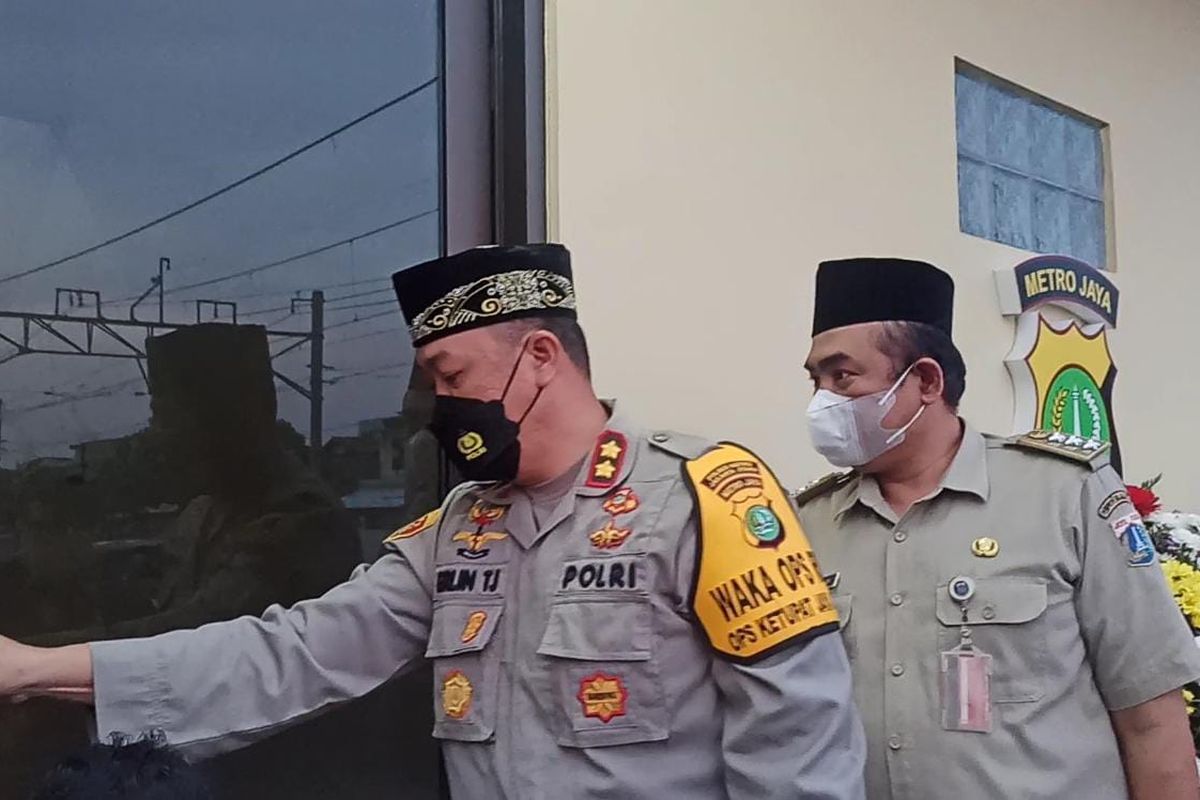 Posko Kampung Tangguh Anti Narkoba di Kampung Bahari, Tanjung Priok, Jakarta Utara diresmikan, Selasa (26/4/2022). Posko tersebut diresmikan pasca penggerebekan di Kampung Bahari beberapa waktu lalu.