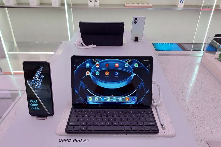 Tablet Oppo Pad Air resmi dirilis di Indonesia.