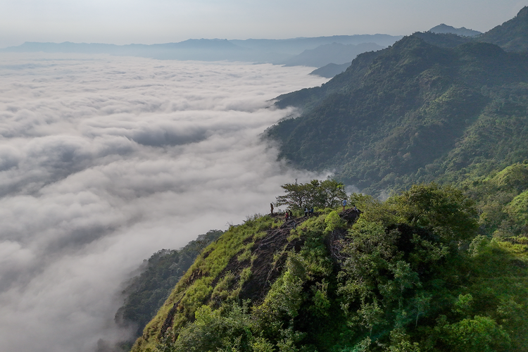 Gunung Kelir di Wonogiri, Lagi Viral di Media Sosial karena Lautan Awan