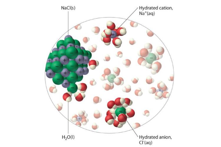 Ionisasi garam NaCl dalam air