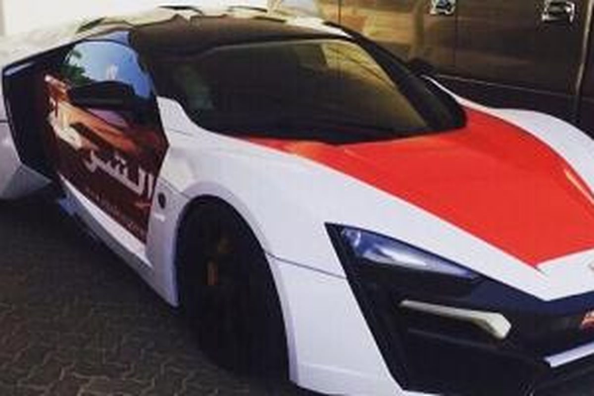 Lykan Hypersport jadi mobil polisi di Abu Dhabi 