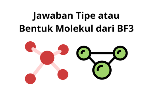 Jawaban Tipe atau Bentuk Molekul dari BF3