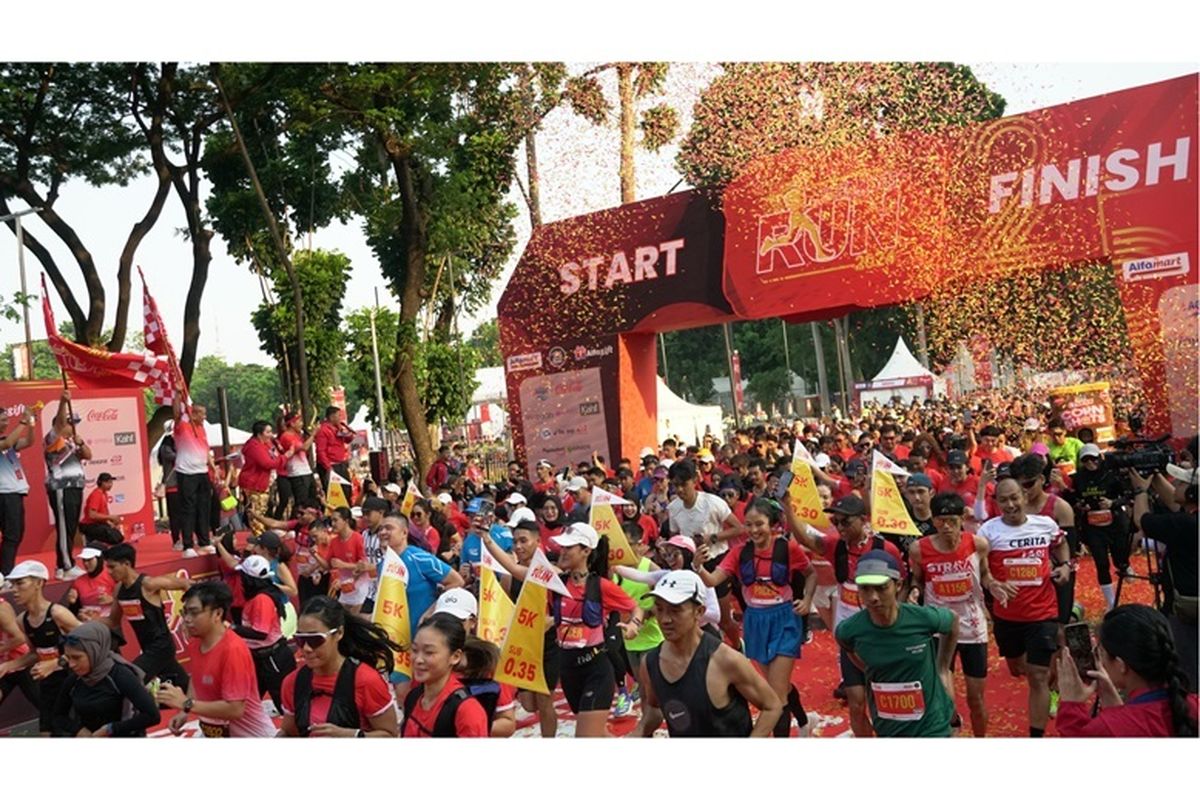 Kemeriahan Alfamart Run 2024. 