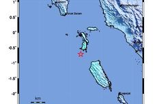 Nias Selatan Diguncang M 5,1, termasuk Gempa Susulan Kemarin Malam
