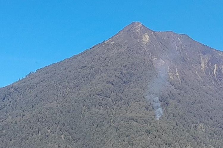 Angin Kencang Hambat Water Bombing Karhutla Gunung Arjuno, Pemadaman Dilanjutkan via Darat