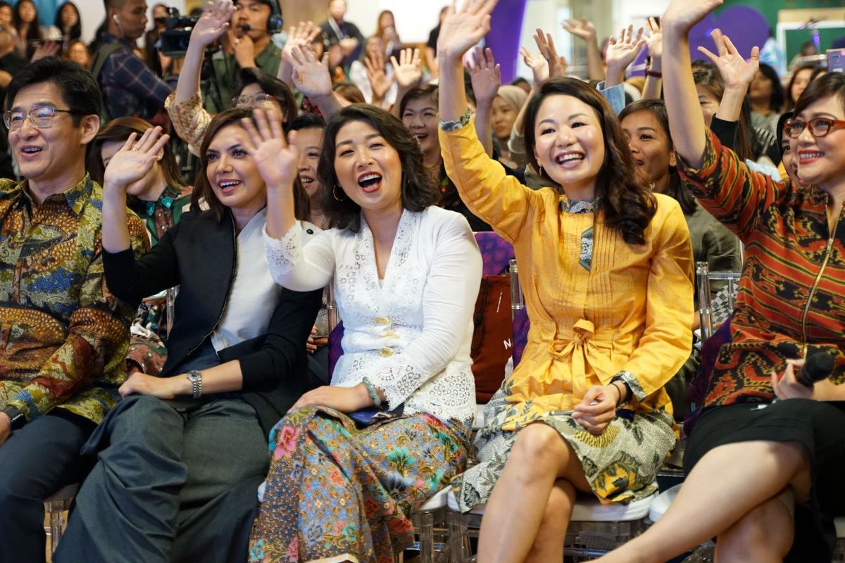 Global conference on Woman and Entrepreneurship 2019 yang diadakan Lazada di Jakarta (28/8/2019).