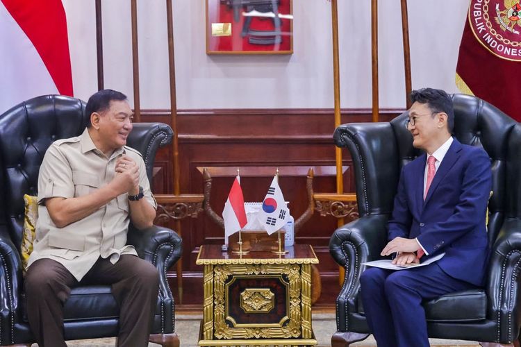 Dubes Korea Temui Menhan Sjafrie, Bahas Tahap Akhir Pengembangan Pesawat Tempur 