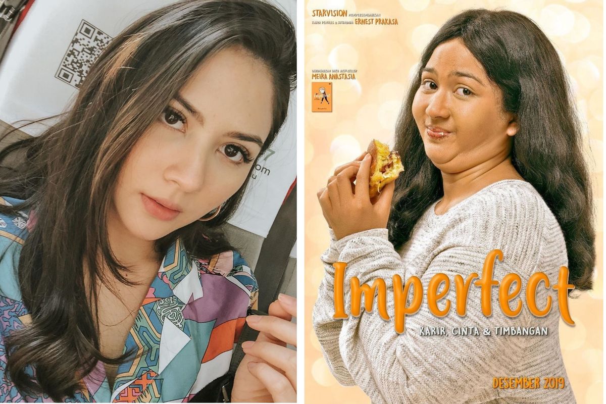 Artis peran Jessica Mila menjadi pemeran utama dalam film Imperfect.