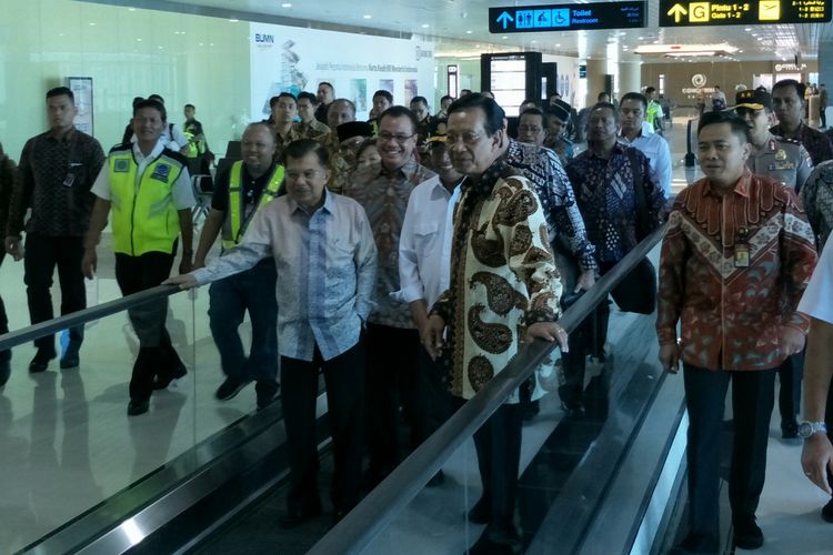 Wakil Presiden Jusuf Kalla tinjau Yogyakarta International Airport
