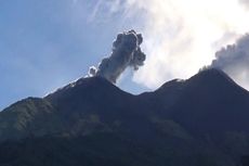 Suara Gemuruh Gunung Karangetang Terdengar Disertai Embusan Asap Setinggi 200 Meter