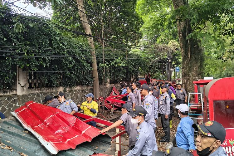 39 Kios dan Lapak di Kawasan RS Borromeus Bandung Dibongkar, Pedagang Berharap Bisa Kembali Jualan