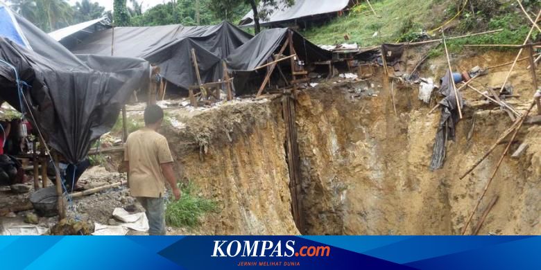 Setelah 24 Jam Jenazah 4 Petambang Emas Ilegal Baru Ditemukan