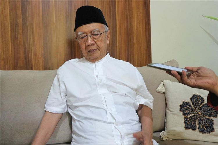 KH. Salahuddin Wahid, saat ditemui di Pesantren Tebuireng Jombang Jawa Timur, Selasa (23/7/2019).