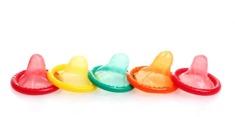 Ilustrasi kondom.