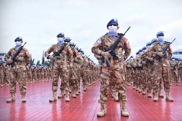 Markas Besar (Mabes) TNI memberangkatkan 1.090 prajuritnya yang tergabung dalam Satuan Tugas (Satgas) TNI Kontingen Garuda (Konga) UNIFIL 2020 untuk menjalankan tugas menjaga perdamaian PBB di Lebanon.