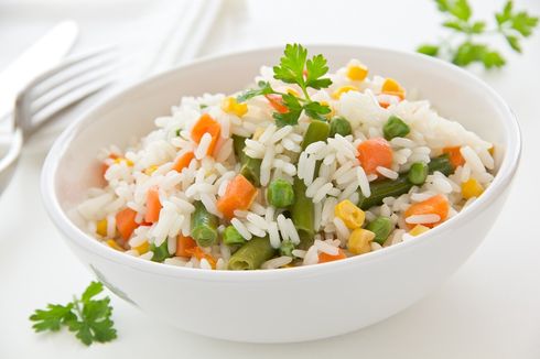 Resep Nasi Campur Sayuran, Menu Sahur Sehat