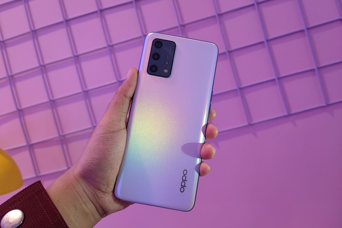 Oppo A95 resmi diluncurkan di Indonesia, Kamis (18/11/2021).