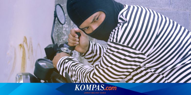 Dua Pria Curi Motor di Kembangan, Aksinya Terekam Kamera CCTV - Kompas.com - Megapolitan Kompas.com