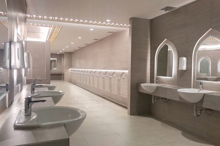 Fasilitas tempat wudhu dan kamar mandi, Masjid Raya Sheikh Zayed Solo Jawa Tengah