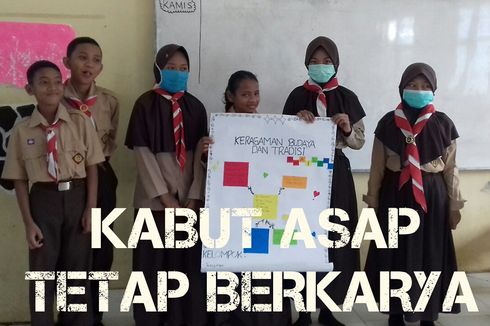 Tembus Kabut Asap, SMPN Tanjung Jebung Timur Belajar Rajut Nusantara