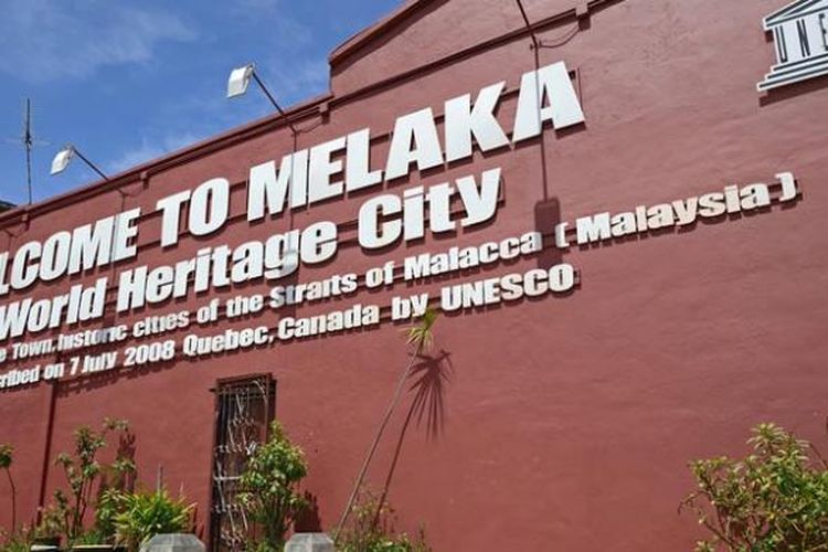 Kota Melaka di Malaysia.
