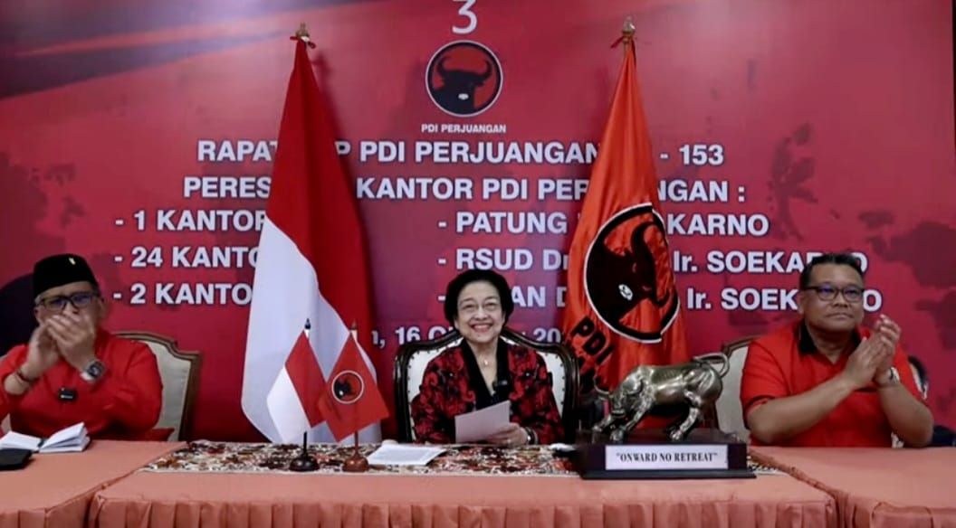 Megawati Singgung Loyalitas Kader Saat Gibran Tak Hadir di Peresmian Kantor DPC Solo