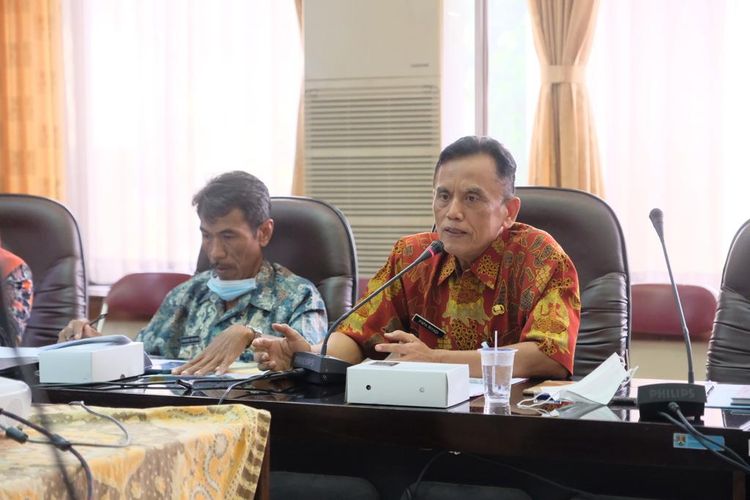 Plt Kepala Disdikbud Kota Magelang Papa Riyadi, di kantor Pemkot Magelang, Rabu (11/5/2022).