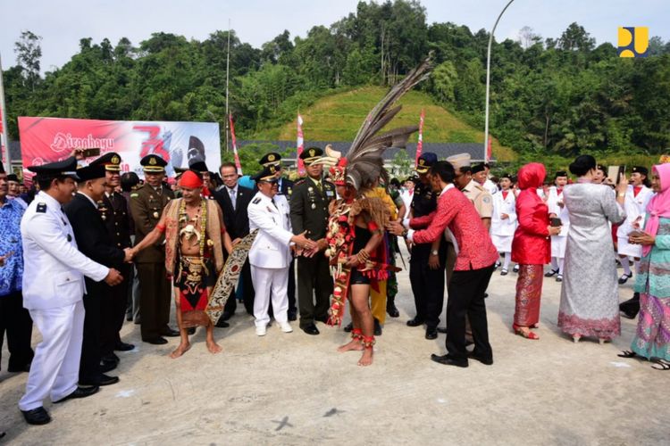 Suasana riuh peringatan Hari Ulang Tahun RI ke-73 