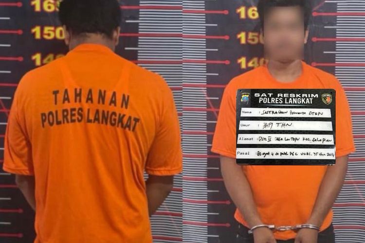 Ayah Tiri di Langkat Aniaya Balita karena Rewel, Ditangkap usai Videonya Viral