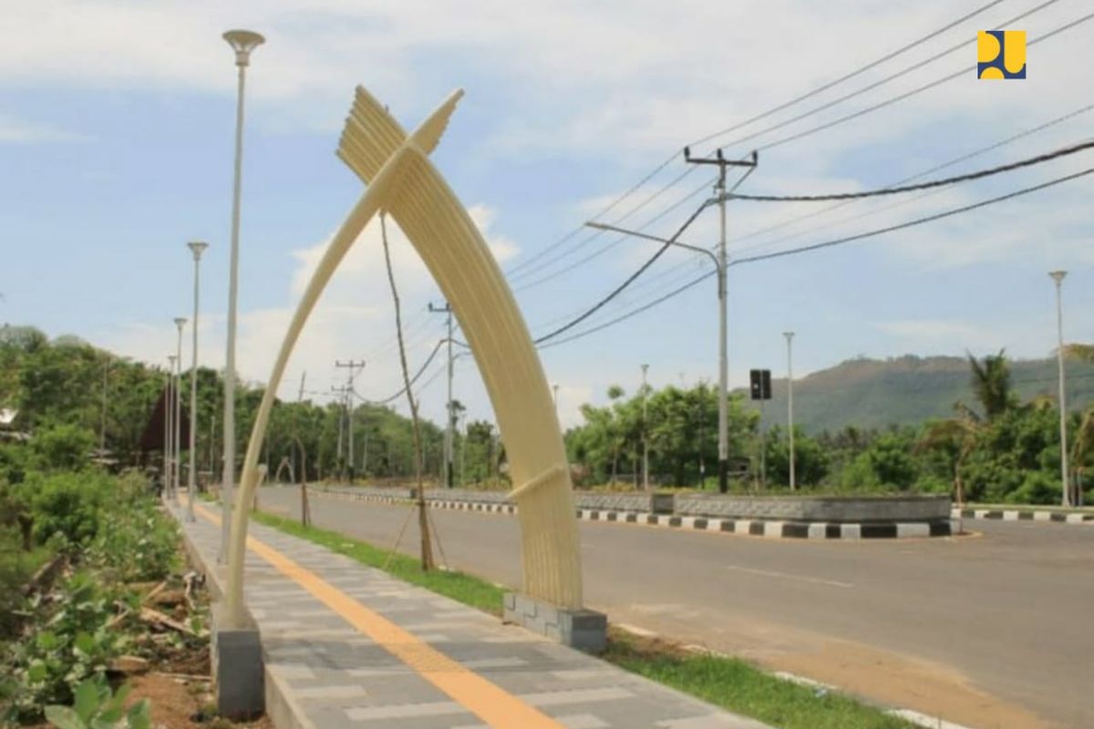 Akses jalan menuju KSPN Mandalika
