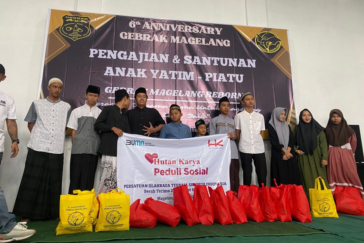 Bantuan Hutama Karya Peduli Sosial.