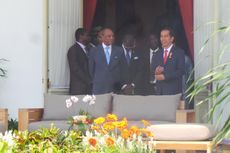 Jokowi Ajak Presiden Guinea Lihat Pelataran Istana