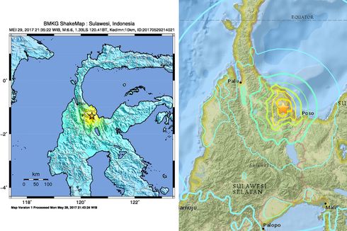 Gempa Berkekuatan 6,6 Magnitudo Guncang Poso, Warga Panik