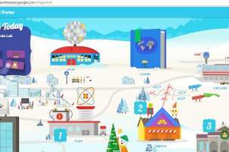 Google Santa's Village.