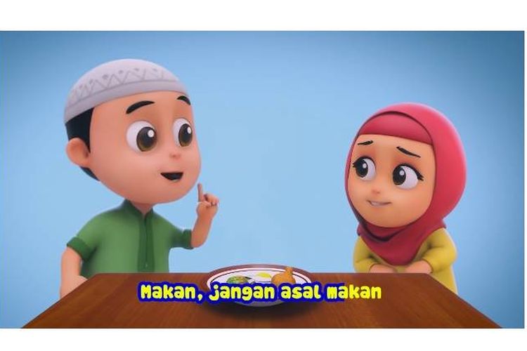 Film pendek animasi Nussa ajarkan sarana pendidikan dan hiburan bagi tayangan di era digital.