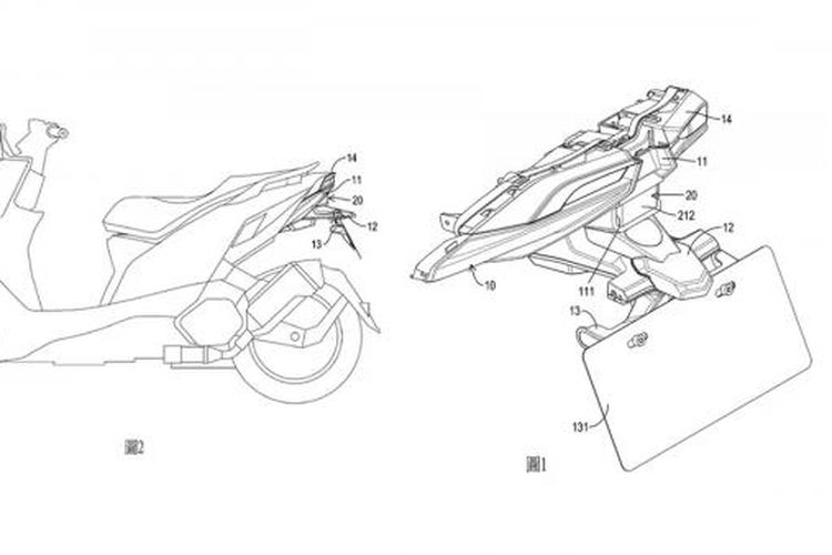 teknologi radar yang dipasang ke skutik Kymco