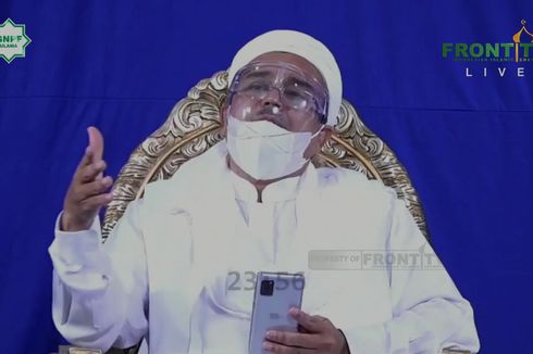 Saat Reuni 212, Rizieq Shihab Minta Maaf Telah Timbulkan Kerumunan