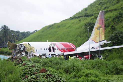 Kronologi Air India Express 1344 Jatuh di Jurang dan Patah Jadi 2