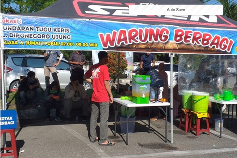 Ada Tenda Sarapan Pagi Gratis di Pekanbaru, Siapa Saja Boleh Makan