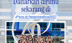 Beasiswa BCA 2027 Dibuka, Bisa Kuliah Gratis dan Peluang Kerja 