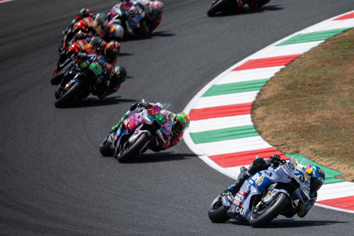 Alex Marquez saat berlaga pada MotoGP Italia 2024