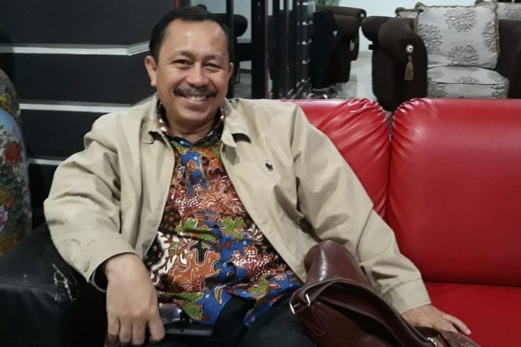 Ketua Komnas HAM, Ahmad Taufan Damanik, usai diwawancara Kompas.com disalah satu hotel di Takengon, Kamis (25/7/2019).