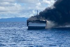 Kapal Ikan Terbakar di Perairan Raja Ampat, Kru Lompat ke Laut untuk Selamatkan Diri