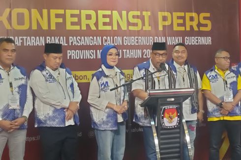 Murad Ismail Maju Pilkada Maluku, Sang Istri Jadi Ketua Tim Pemenangan