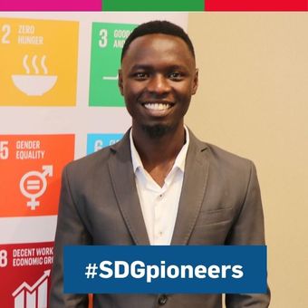 Sustainability Lead at Ololo Farming Company Limited Kevin Getobai, perusahaan peternakan dan pertanian di Kenya, menyabet penghargaan SDG Pioneers 2024 yang digelar oleh United Nations Global Compact.