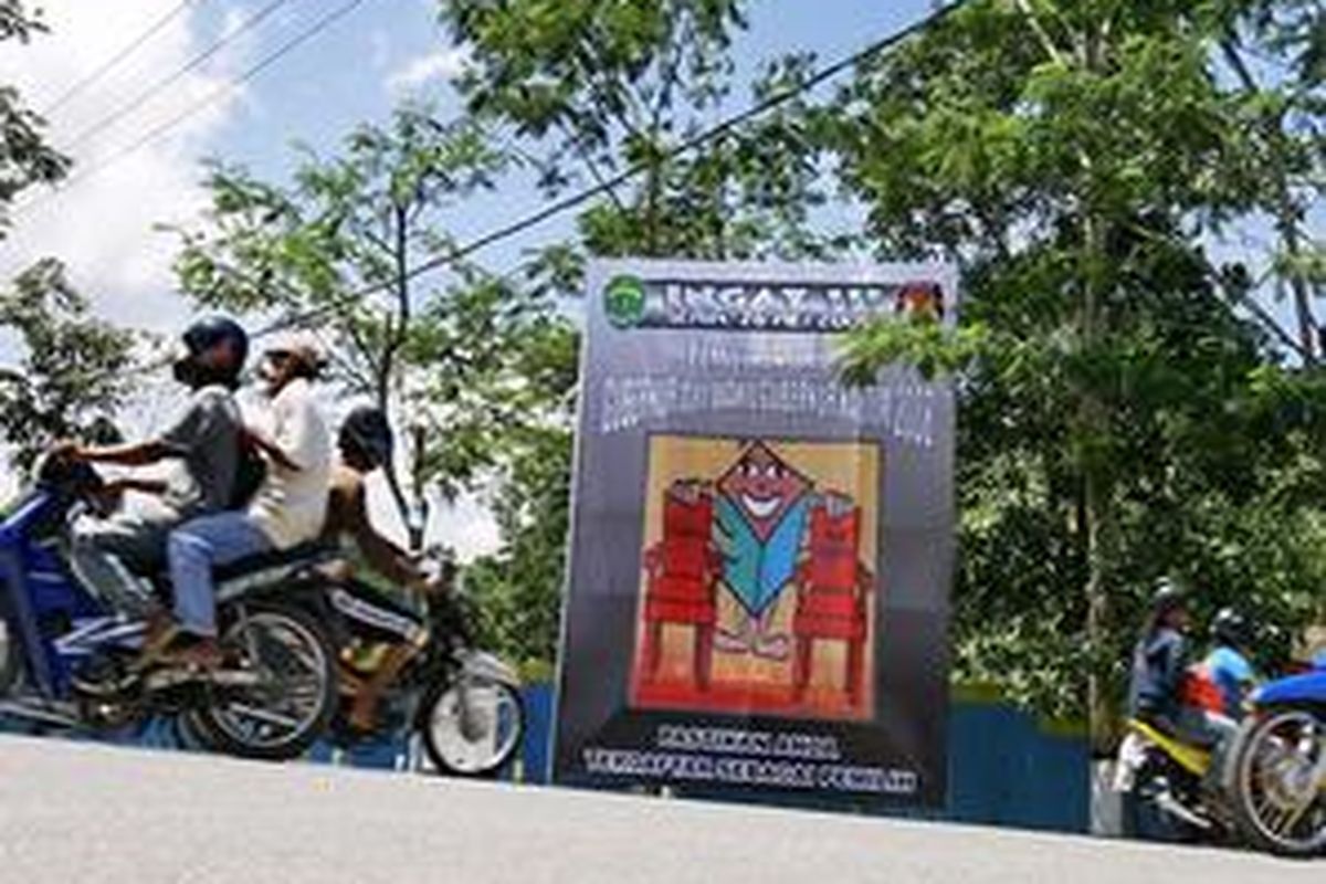 Baliho sosialisasi Pilgub Kaltim