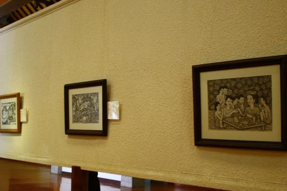 Museum Puri Lukisan, Ubud, Gianyar, Bali. 